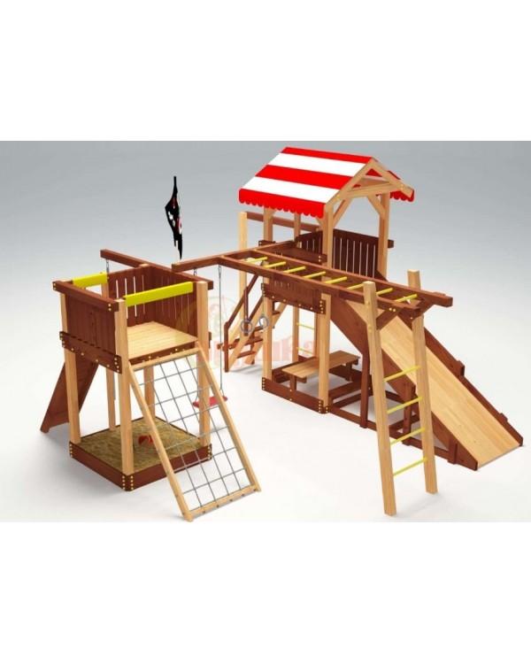 Детская спортивная площадка для дачи Савушка 4 Cезона 8