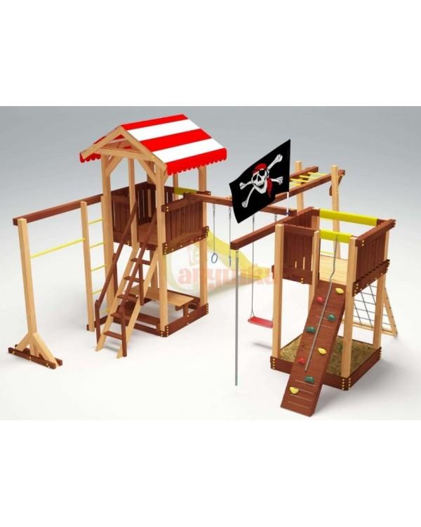 Детская спортивная площадка для дачи Савушка 4 Cезона 8