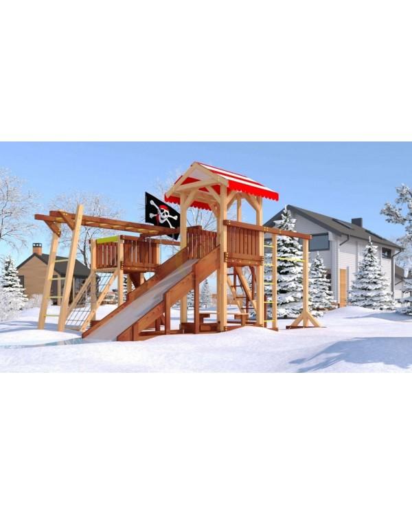 Детская спортивная площадка для дачи Савушка 4 Cезона 8