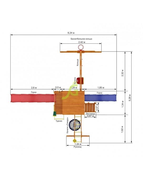 Детская площадка IgraGrad Крафт Pro 5