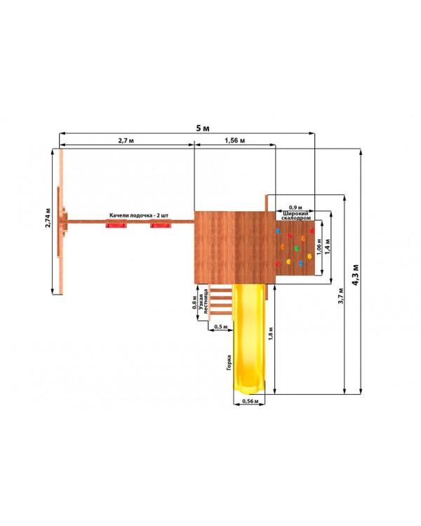 Игровой комплекс National Tree Company Спортивный городок СГ5-Р912
