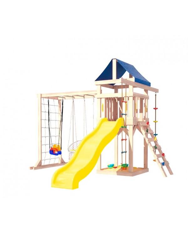 Игровой комплекс National Tree Company с рукоходом подвесным креслом и качелями ДКПМ-12