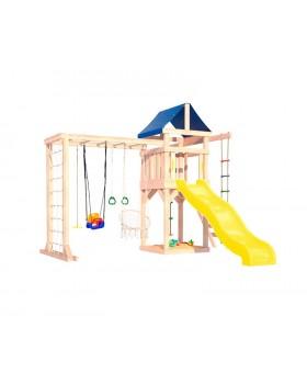 Игровой комплекс National Tree Company с рукоходом подвесным креслом и качелями ДКПМ-12