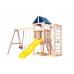 Игровой комплекс National Tree Company со стенкой для лазания качелями и плетенным креслом ДНПМ-10