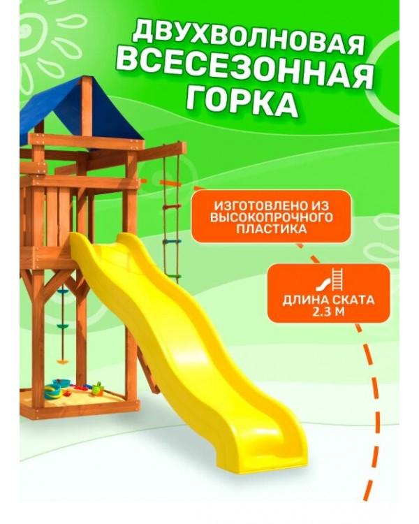 Игровой комплекс National Tree Company с зелеными качелями гнездо Свиби IgroWoods ДП-4
