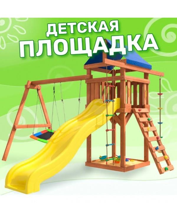 Игровой комплекс National Tree Company качели лодочка и прямоугольное гнездо Лодка IgroWoods ДП-9