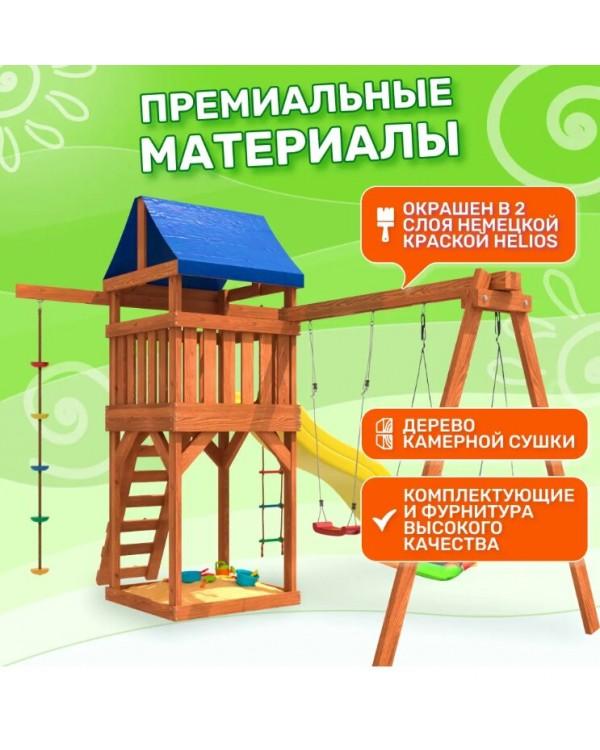 Игровой комплекс National Tree Company качели лодочка и прямоугольное гнездо Лодка IgroWoods ДП-9