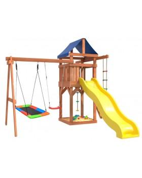Игровой комплекс National Tree Company качели лодочка и прямоугольное гнездо Лодка IgroWoods ДП-9