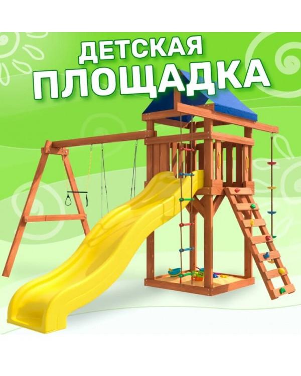 Игровой комплекс National Tree Company с трапецией и качелями гнездо 60 IgroWoods ДП-14