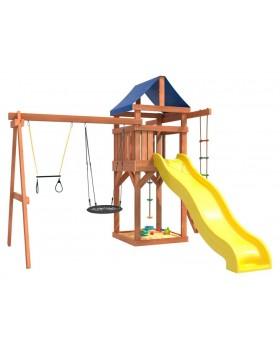 Игровой комплекс National Tree Company с трапецией и качелями гнездо 60 IgroWoods ДП-14
