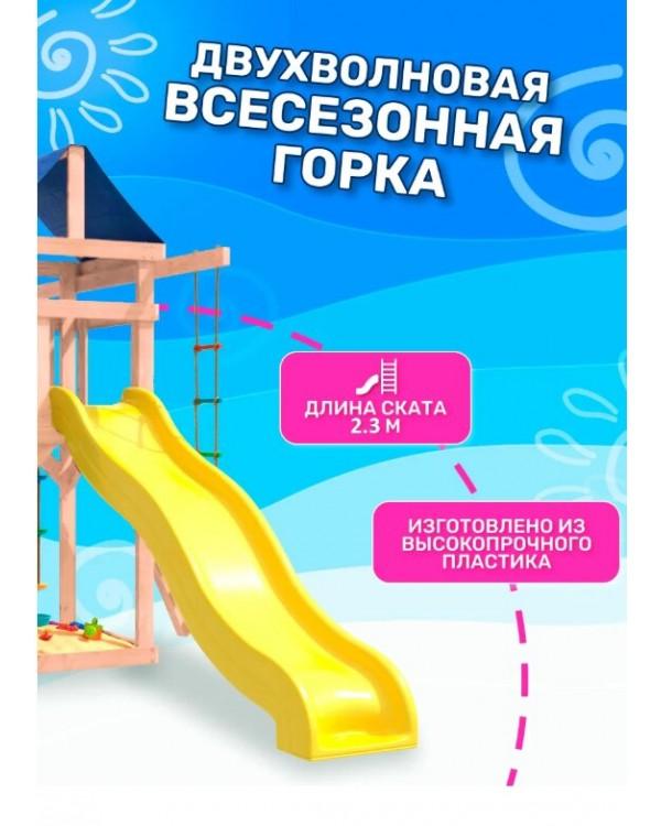 Игровой комплекс National Tree Company с зелеными качелями гнездо Свиби IgroWoods ДНП-4