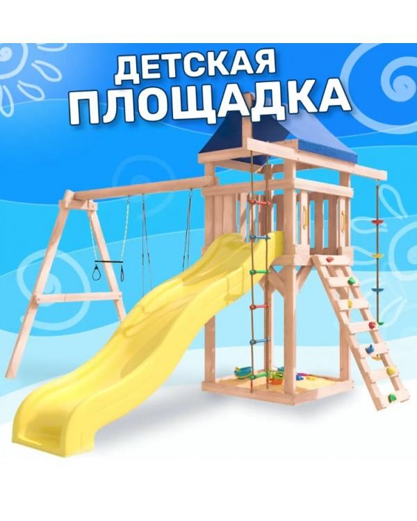 Игровой комплекс National Tree Company с трапецией и качелями гнездо IgroWoods ДНП-14