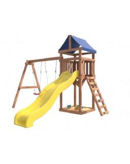 Игровой комплекс National Tree Company Классик с качелями лодочка IgroWoods ДКП-1