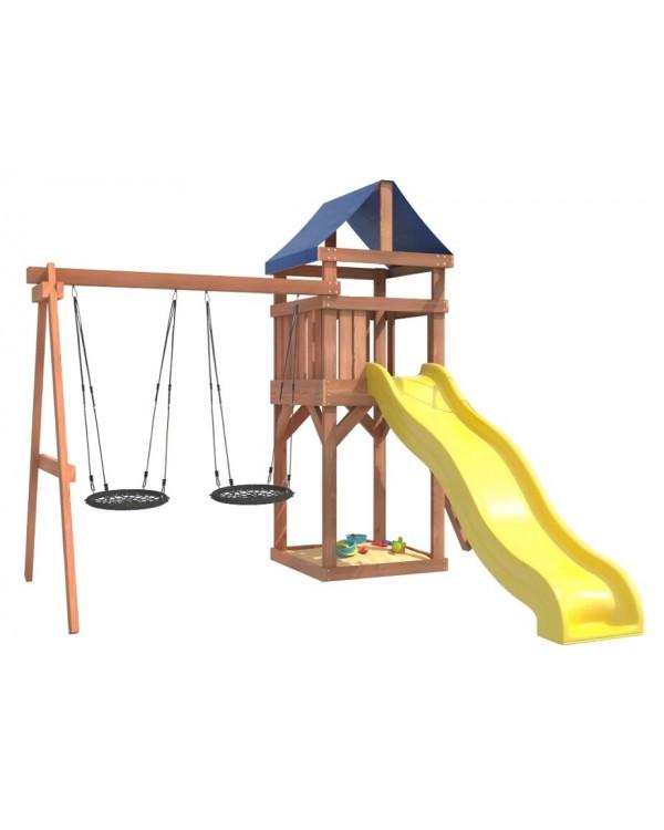 Игровой комплекс National Tree Company Классик с качелями гнездо 60см IgroWoods ДКП-6