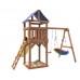 Игровой комплекс National Tree Company Классик с качелями лодочка и овальным гнездом IgroWoods ДКП-7