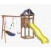 Игровой комплекс National Tree Company Классик с качелями лодочка и овальным гнездом IgroWoods ДКП-7