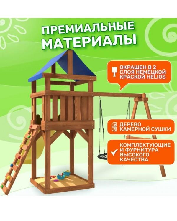 Игровой комплекс National Tree Company Классик с качелями гнездо 100см IgroWoods ДКП-12