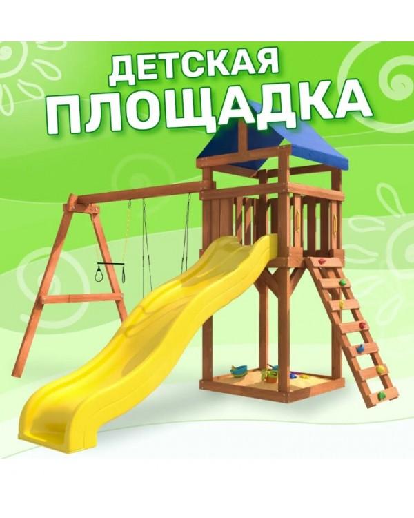 Игровой комплекс National Tree Company Классик с трапецией и качелями гнездо 60см IgroWoods ДКП-14