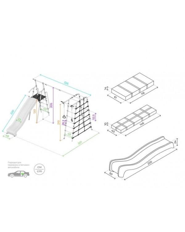 Дачный комплекс Богатырь Плюс 2 MAX ФК Romana 103.12.07
