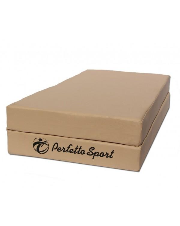 Мат №3 складной 100 х 100 х 10 Perfetto Sport бежевый