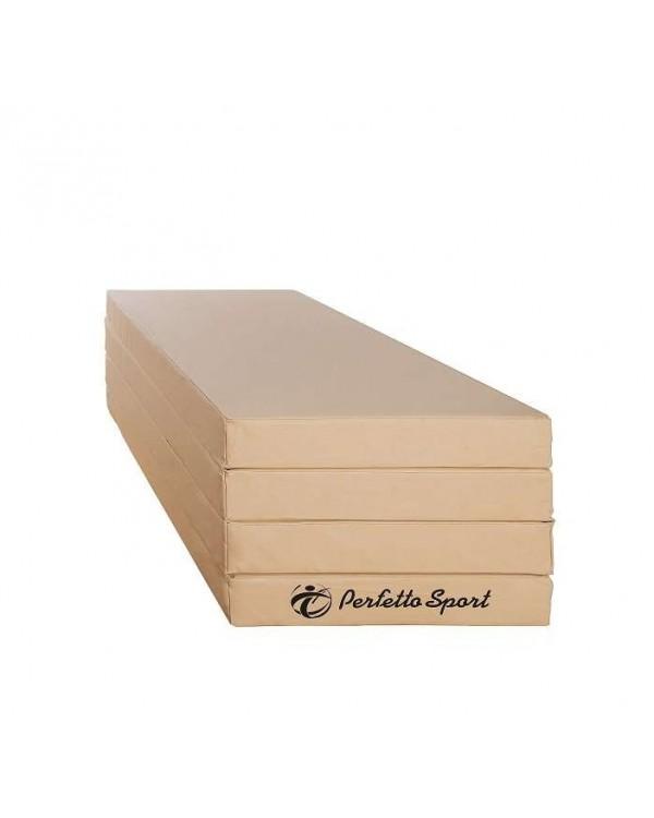 Мат № 5 100 х 200 х 10 складной 3 сложения Perfetto Sport бежевый