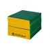 Мат № 11 100 x 100 x 10 складной 4 сложения Perfetto Sport зелено жёлтый