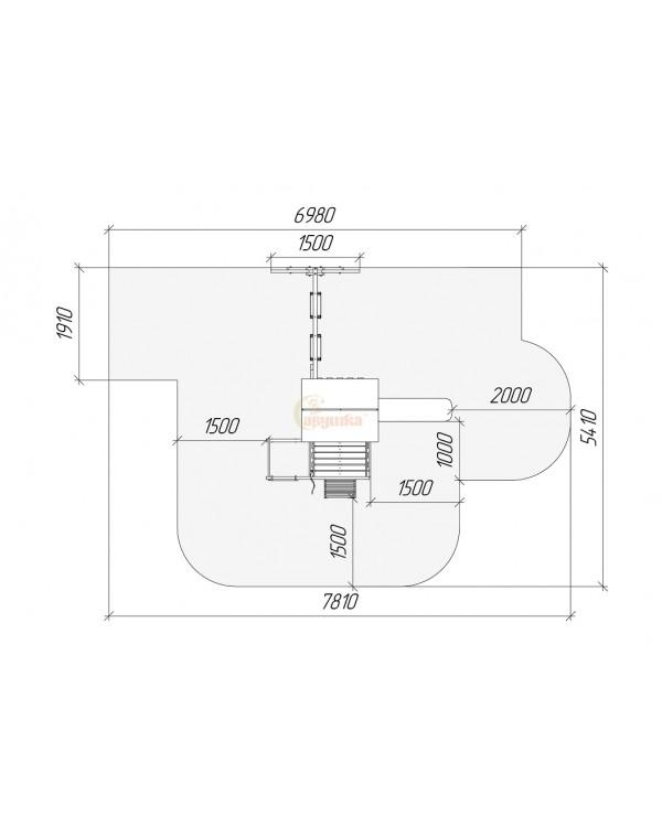 Детская площадка для дачи Савушка TooSun 3