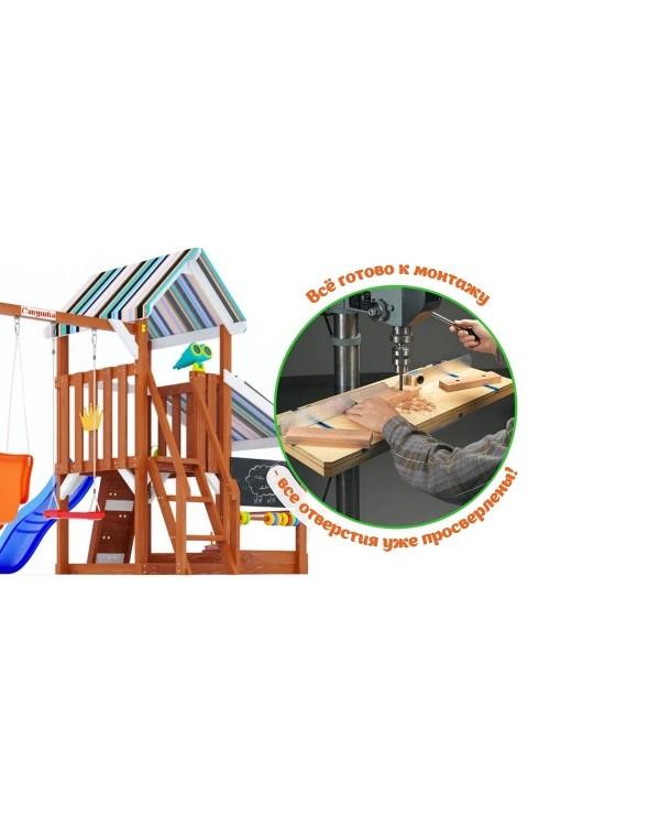 Детская площадка для дачи Савушка TooSun 10 синий Детская площадка для дачи Савушка TooSun 10 синий