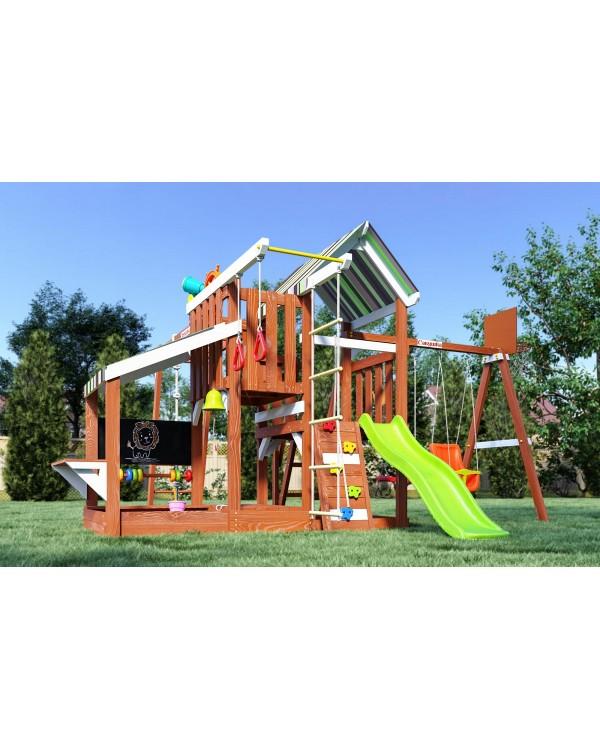 Детская площадка для дачи Савушка TooSun 9 салатовый Детская площадка для дачи Савушка TooSun 9 салатовый