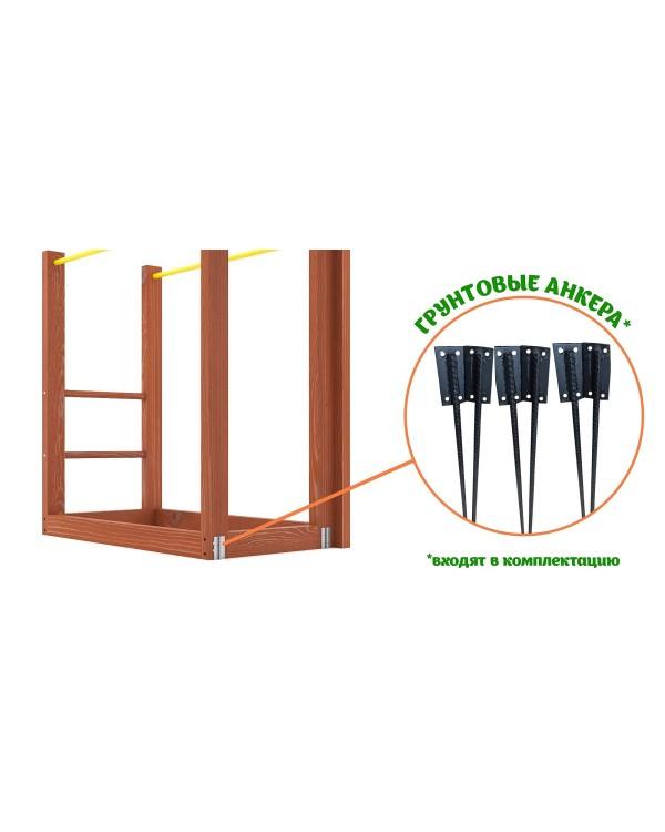 Детская площадка для дачи Савушка КУБ-2 Махагон