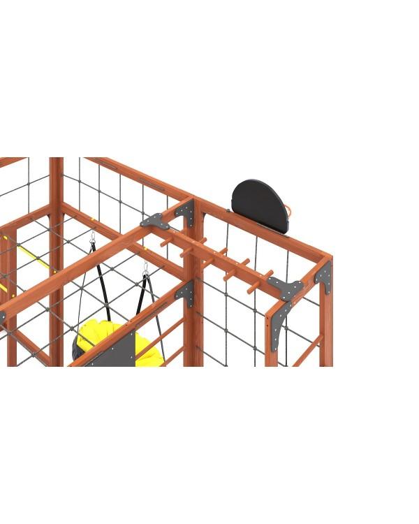 Детская площадка для дачи Савушка КУБ-2 Махагон