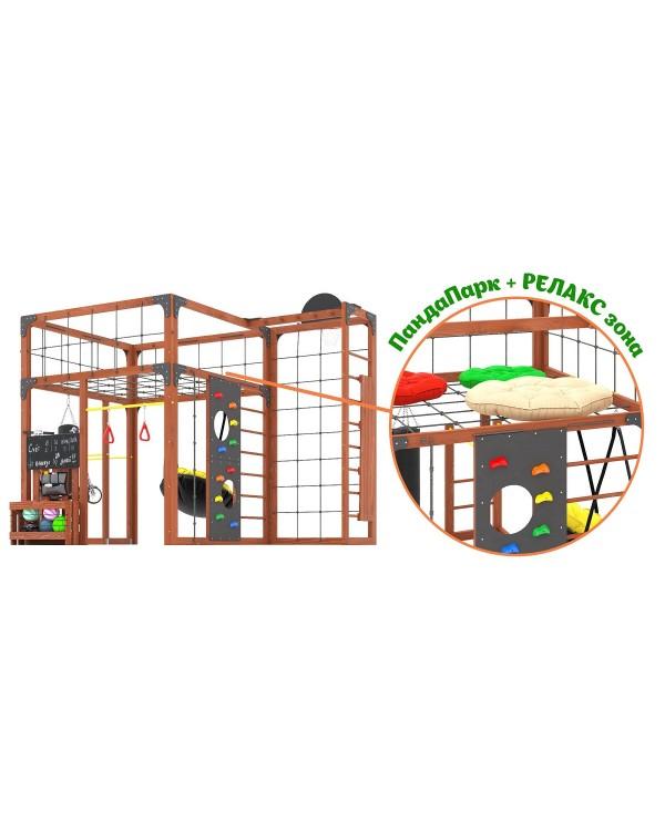 Детская площадка для дачи Савушка КУБ-2 Махагон