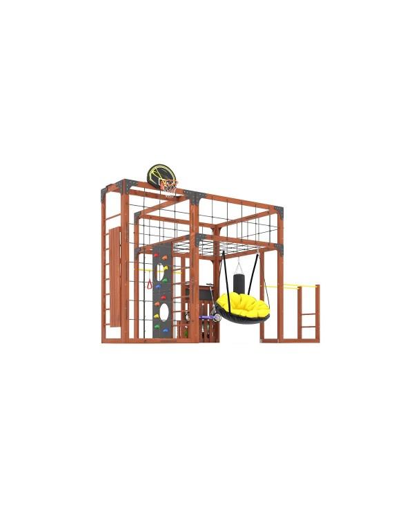 Детская площадка для дачи Савушка КУБ-2 Махагон