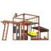 Детская площадка для дачи Савушка КУБ-4 Махагон с подушками