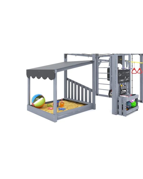Детская площадка для дачи Савушка КУБ-4 Серый