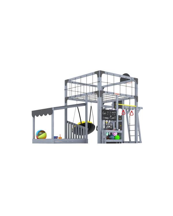 Детская площадка для дачи Савушка КУБ-4 Серый