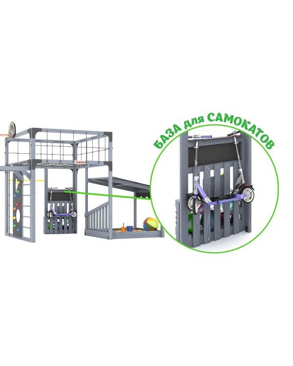 Детская площадка для дачи Савушка КУБ-4 Серый