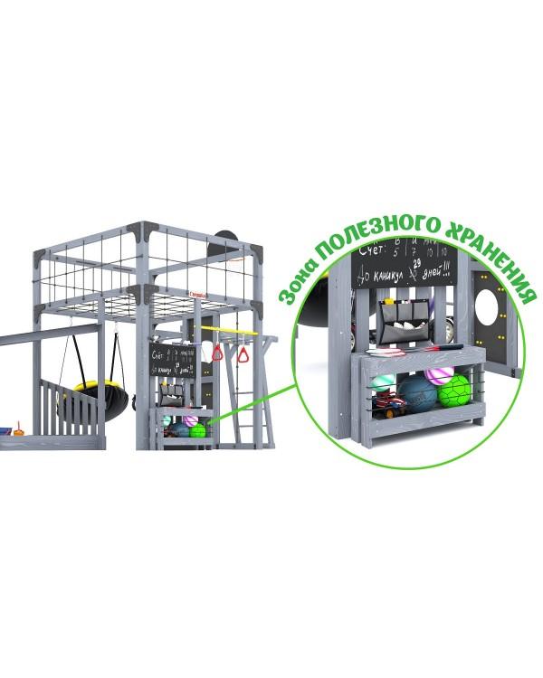 Детская площадка для дачи Савушка КУБ-4 Серый