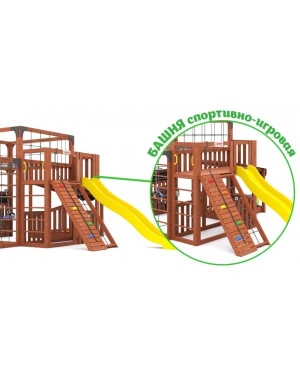Детская площадка для дачи Савушка КУБ-5 Махагон