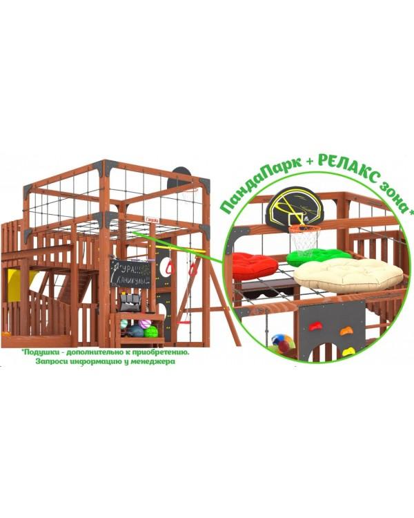 Детская площадка для дачи Савушка КУБ-5 Махагон