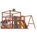 Детская площадка для дачи Савушка КУБ-5 Махагон
