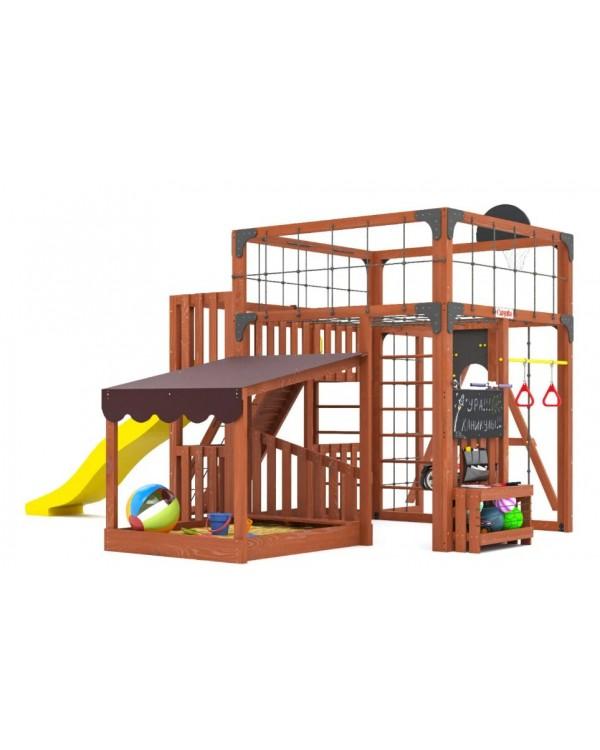 Детская площадка для дачи Савушка КУБ-5 Махагон