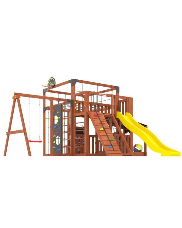 Детская площадка для дачи Савушка КУБ-5 Махагон