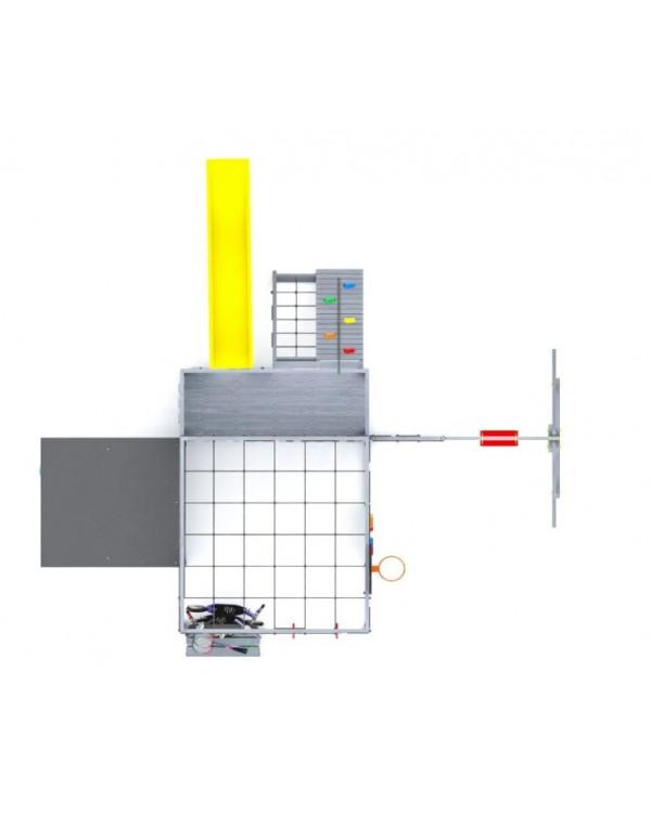 Детская площадка для дачи Савушка КУБ-5 Серый