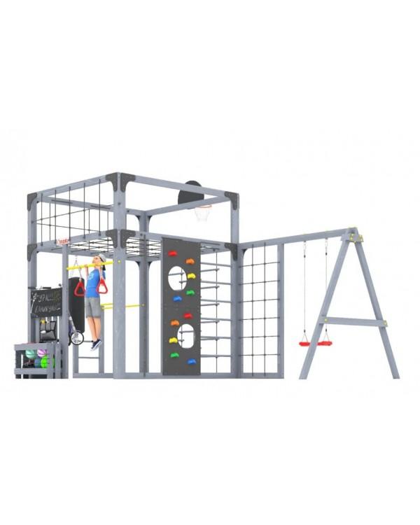 Детская площадка для дачи Савушка КУБ-6 Серый
