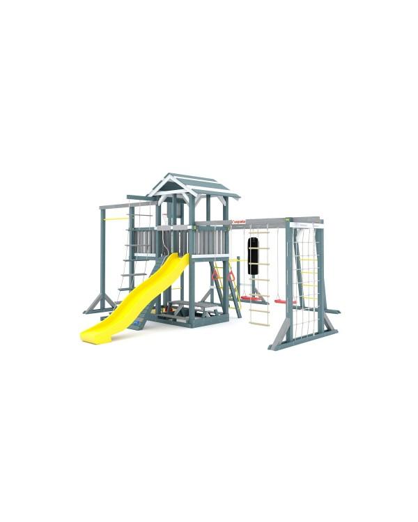 Детская спортивная площадка для дачи Савушка Семейная Индиго