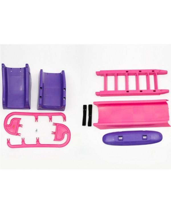 Горка Doloni Большая 014550/9 розовый фиолетовый