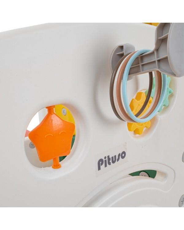 Горка-комплекс Pituso Fun Space FE-HT-TQK01 зеленый желтый