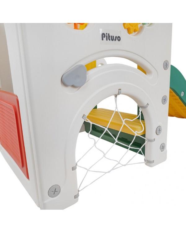Горка-комплекс Pituso Fun Space FE-HT-TQK01 зеленый желтый