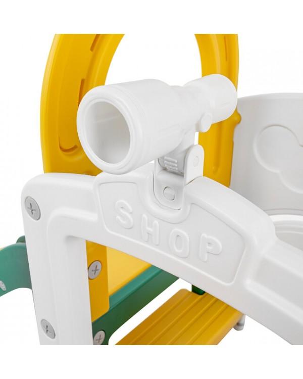 Горка-комплекс Pituso Fun Space FE-HT-TQK01 зеленый желтый
